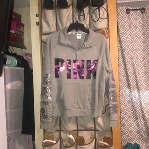 PINK Quarter Zip Jacket